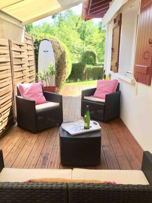 1Km Plage, Agreable Maison 6 Pers Classee 3* Андай Екстер'єр фото